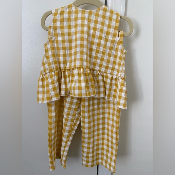 Gingham Ruffle Set - Picture 1 of 6